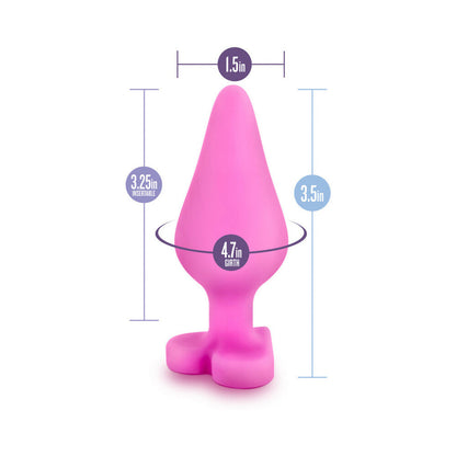 BLUSH - PLAY WITH ME NAUGHTY CANDY HEARTS 'BE MINE' ANAL PLUG PINK