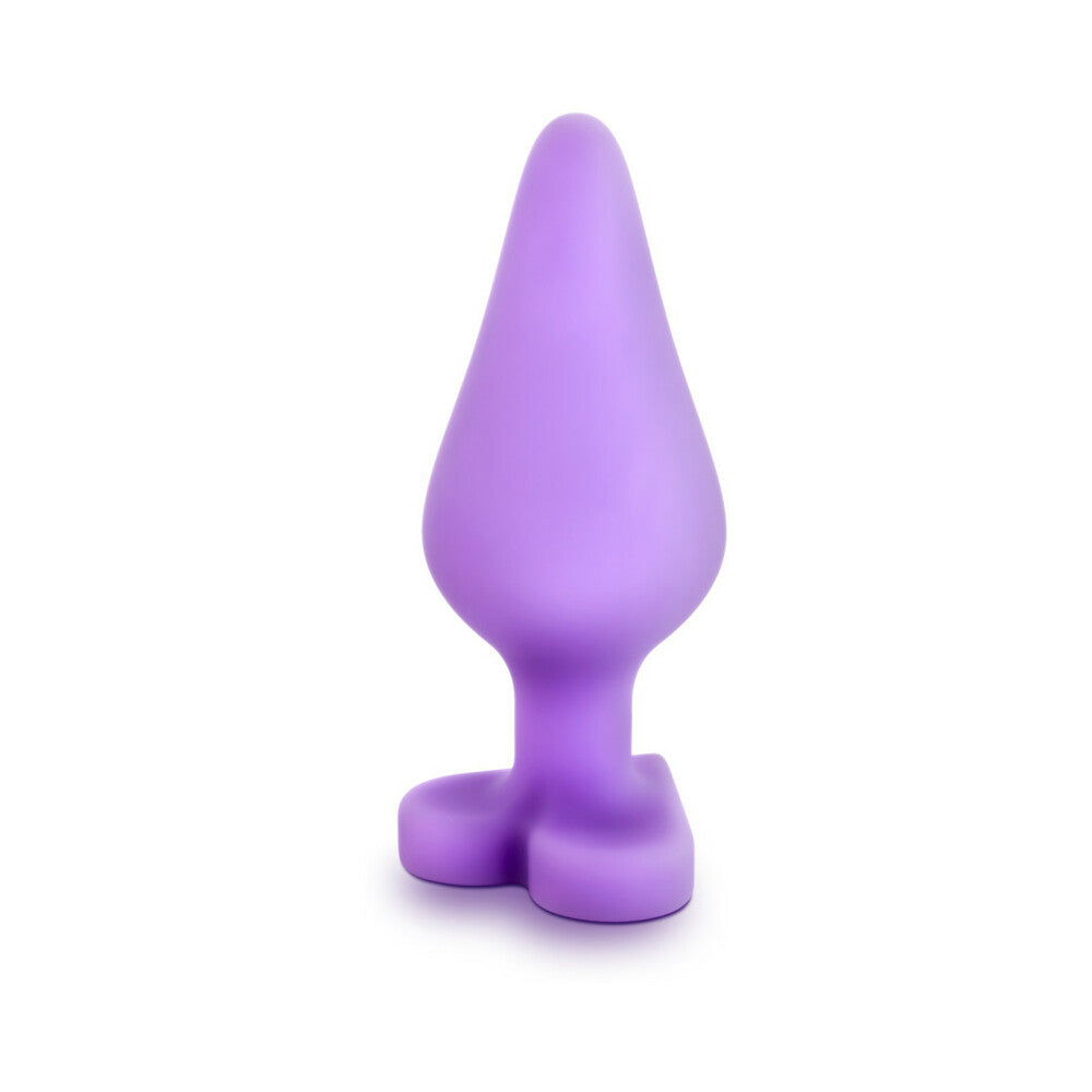 BLUSH - PLAY WITH ME NAUGHTY CANDY HEARTS 'DO ME NOW' ANAL PLUG PURPLE
