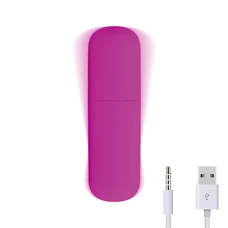 LATETOBED - 4FUN BALA VIBRADOR Y 4 FUNDAS USB IMPERMEABLE SILICONA