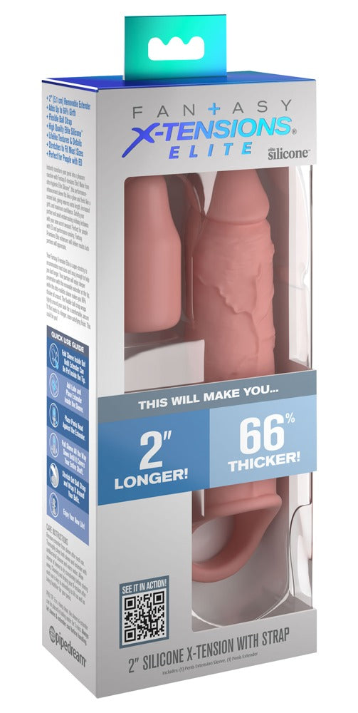 FANTASY X-TENSIONS ELITE - 2" SILICONE X-TENSION WITH STRAP