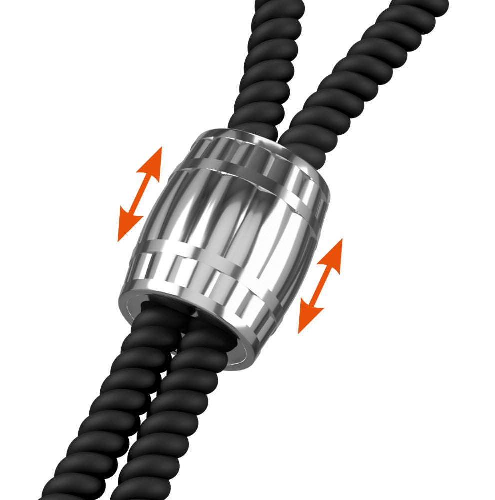 REBEL - HEAVY ROPE COCK STRAP WITH BALL