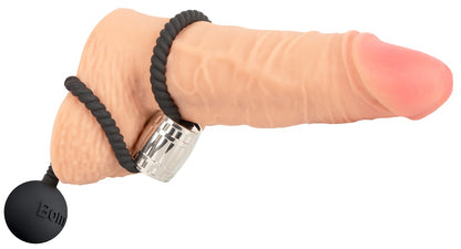 REBEL - HEAVY ROPE COCK STRAP WITH BALL