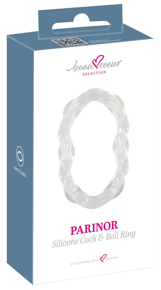 BEAU COEUR - PARINOR SILICONE COCK & BALL RING