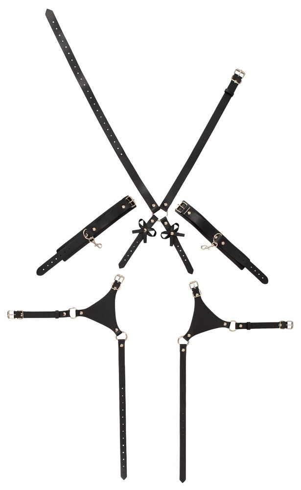 BAD KITTY - HARNESS WITH CUFFS