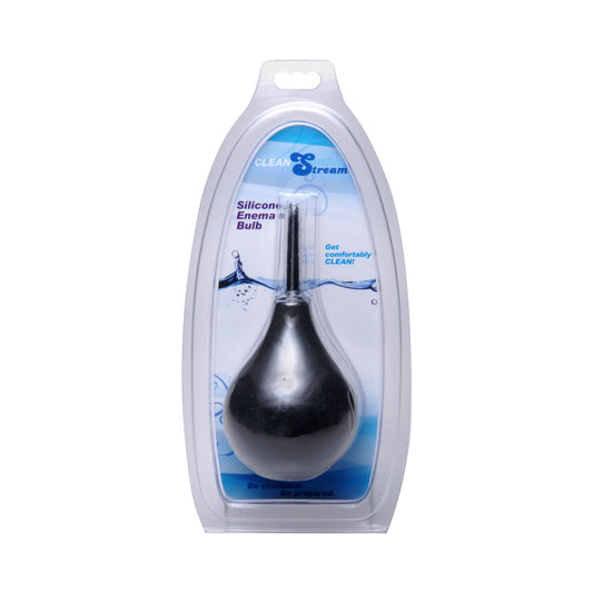 XR BRANDS - CLEANSTREAM THIN TIPPED ENEMA BULB BLACK
