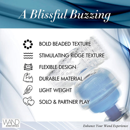 XR BRANDS - WAND ESSENTIALS HUMMMINGBIRD ATTACHMENT CLEAR