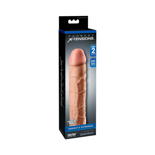 PIPEDREAM - FANTASY X-TENSIONS PERFECT 2 IN. EXTENSION BEIGE