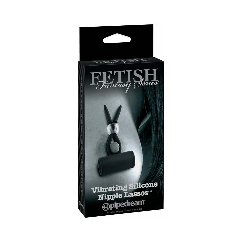 PIPEDREAM - FETISH FANTASY SERIES EDIÇÃO LIMITADA VIBRADORES DE MAMILOS EM SILICONE PRETO
