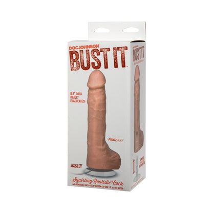DOC JOHNSON - BUST IT SQUIRTING REALISTIC COCK W/ 1OZ NUT BUTTER