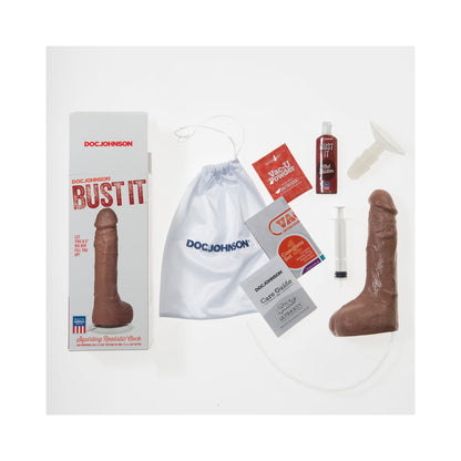 DOC JOHNSON - BUST IT SQUIRTING REALISTIC COCK W/ 1OZ NUT BUTTER