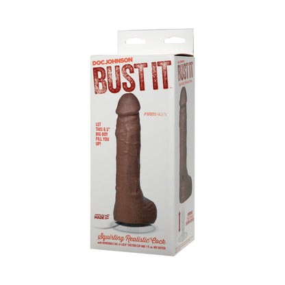 DOC JOHNSON - BUST IT SQUIRTING REALISTIC COCK W/ 1OZ NUT BUTTER