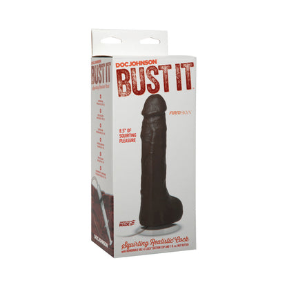 DOC JOHNSON - BUST IT SQUIRTING REALISTIC COCK W/ 1OZ NUT BUTTER