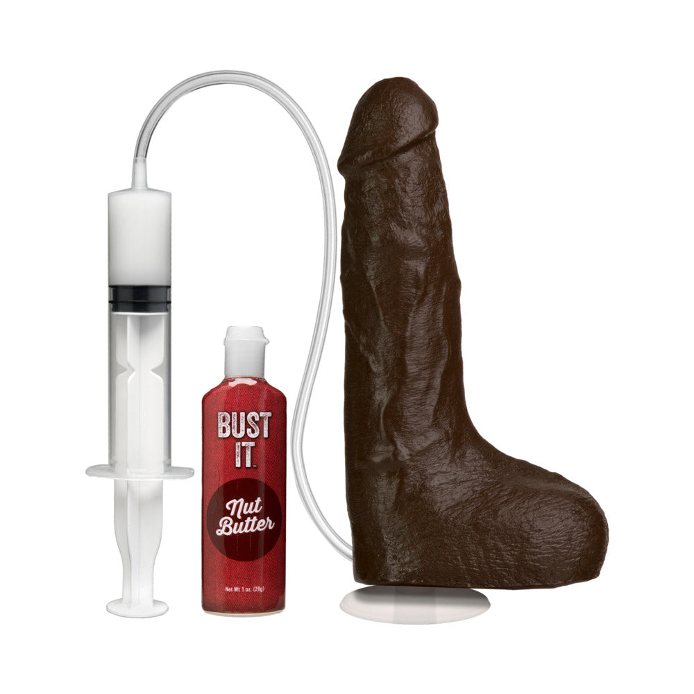 DOC JOHNSON - BUST IT SQUIRTING REALISTIC COCK W/ 1OZ NUT BUTTER