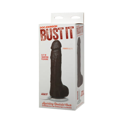 DOC JOHNSON - BUST IT SQUIRTING REALISTIC COCK W/ 1OZ NUT BUTTER