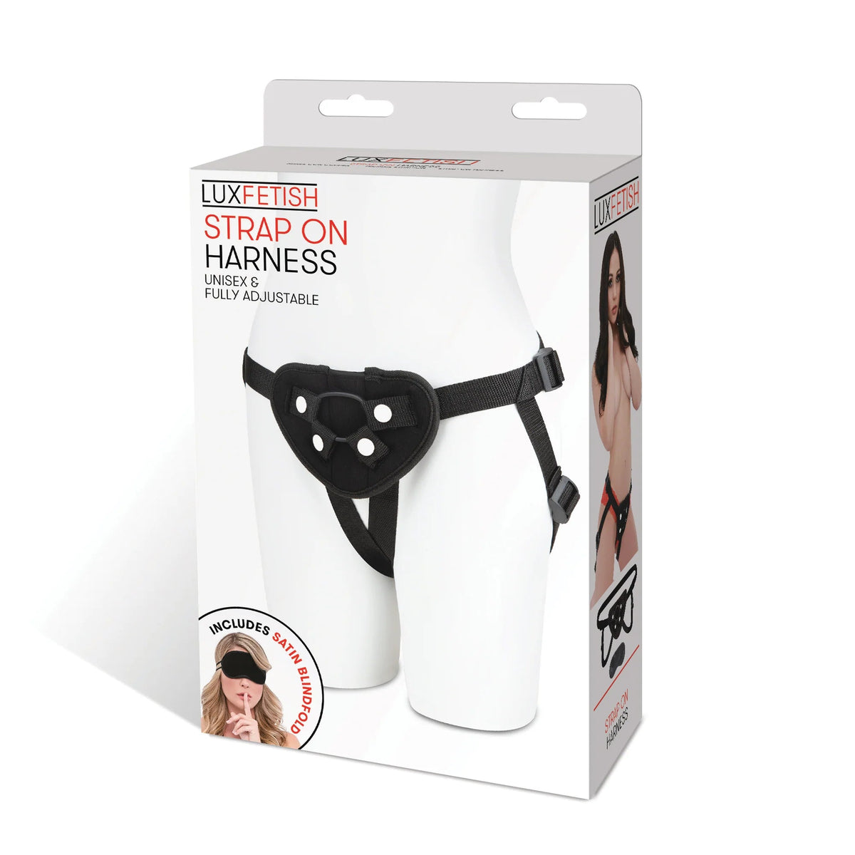 ELECTRIC EEL - ARNÊS STRAP-ON EM NEOPRENO LUX FETISH