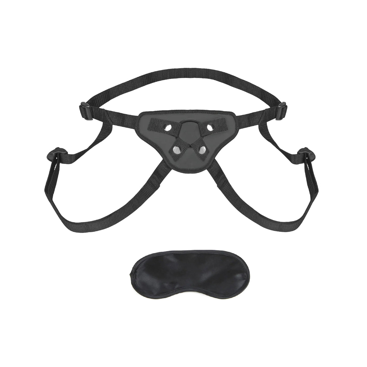 ELECTRIC EEL - LUX FETISH BEGINNERS STRAP-ON HARNESS BLACK