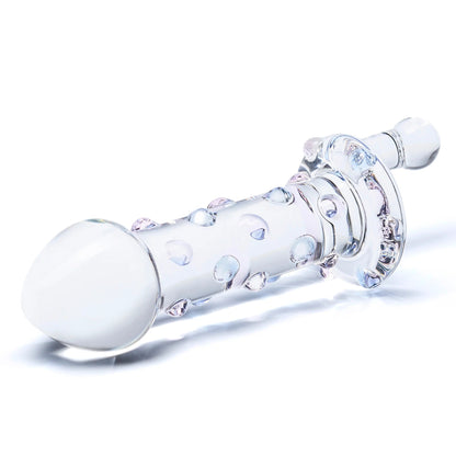 ELECTRIC EEL - DILDO ROTATIVO GLAS 6.5 POL. CANDY LAND JUICER