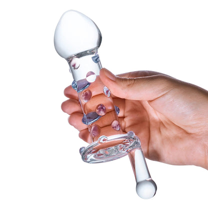ELECTRIC EEL - DILDO ROTATIVO GLAS 6.5 POL. CANDY LAND JUICER