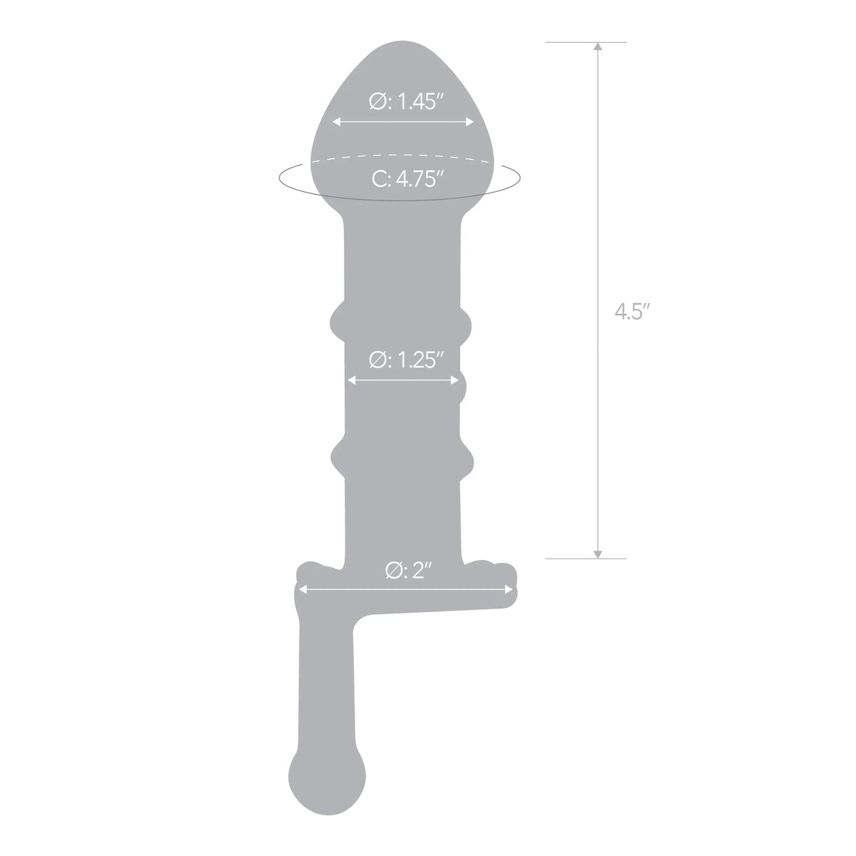 ELECTRIC EEL - DILDO ROTATIVO GLAS 6.5 POL. CANDY LAND JUICER