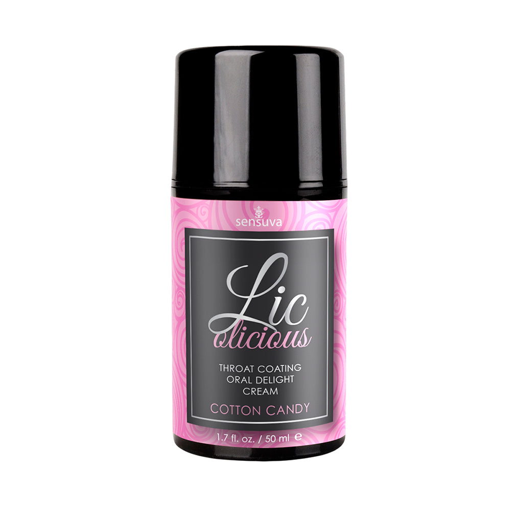 SENSUVA - LIC-O-LICIOUS ORAL DELIGHT CREAM COTTON CANDY 1.7 OZ.