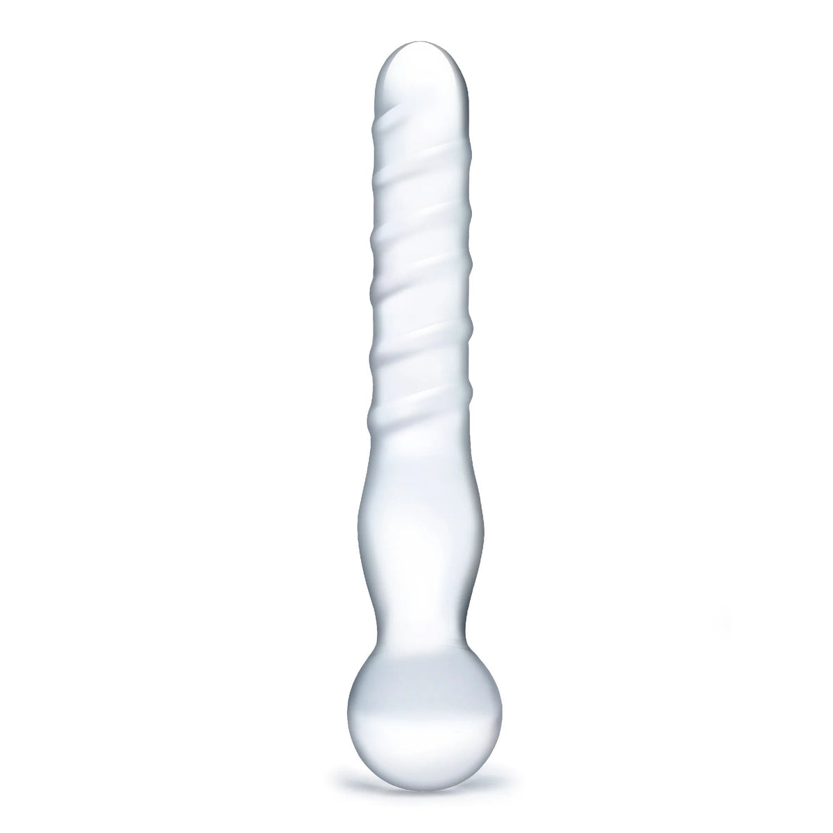 ELECTRIC EEL - DILDO DE VIDRO TRANSPARENTE JOYSTICK 8 POL. GLAS