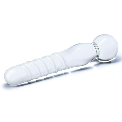 ELECTRIC EEL - DILDO DE VIDRO TRANSPARENTE JOYSTICK 8 POL. GLAS
