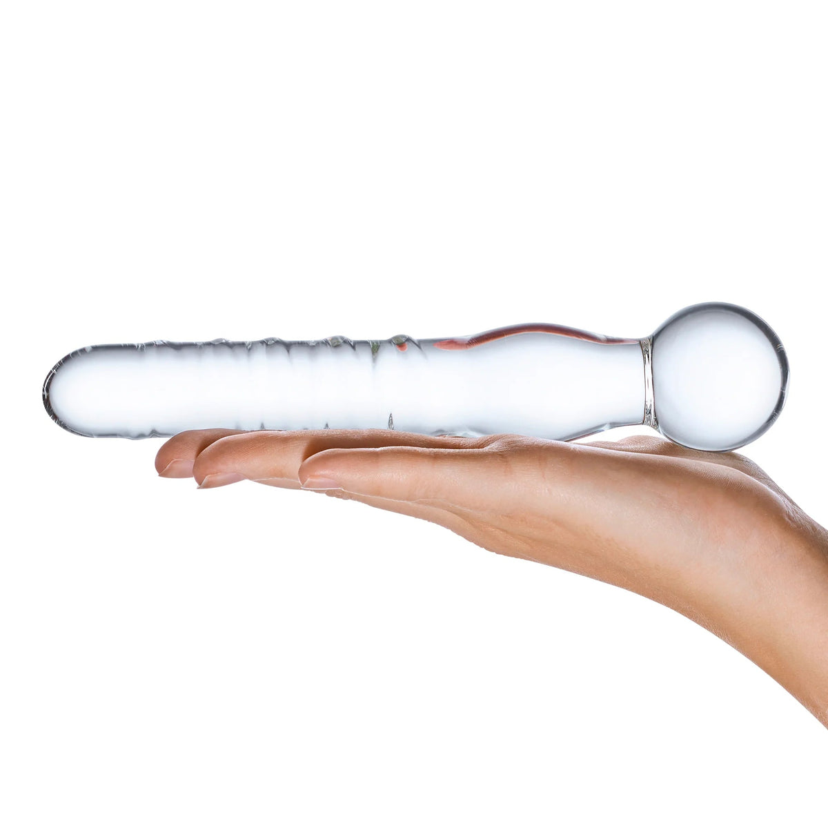 ELECTRIC EEL - DILDO DE VIDRO TRANSPARENTE JOYSTICK 8 POL. GLAS