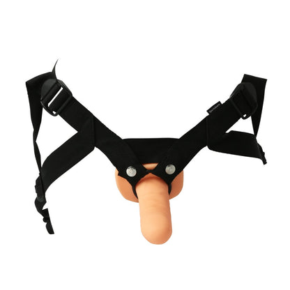 SPORTSHEETS - EVERLASTER STUD 6.5 IN. HOLLOW DILDO WITH ADJUSTABLE STRAP-ON HARNESS