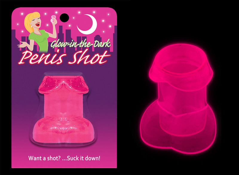 KHEPER GAMES - GLOW-IN-THE-DARK PENIS SHOT PINK