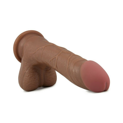 BLUSH - X5 GRINDER REALISTIC 8.5 IN. DILDO WITH BALLS TAN