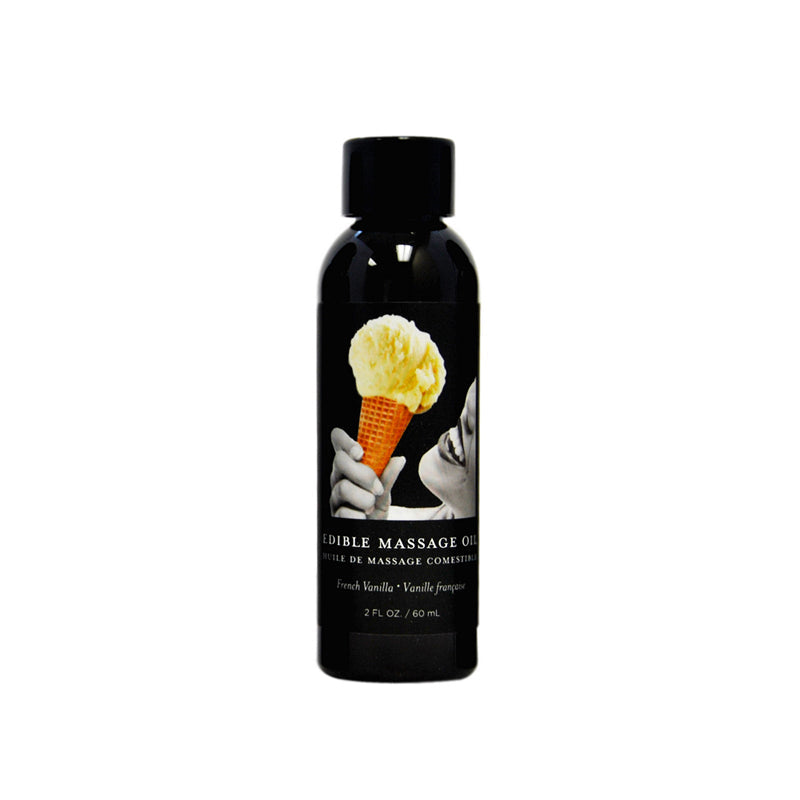 EARTHLY BODY - EDIBLE MASSAGE OIL VANILLA 2OZ
