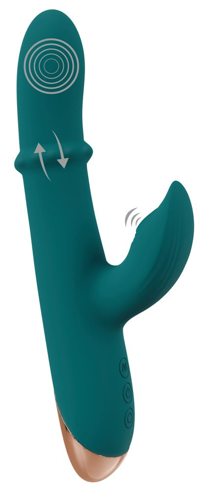 YOU2TOYS - THUMPING RABBIT VIBRATOR WITH MOVING RING