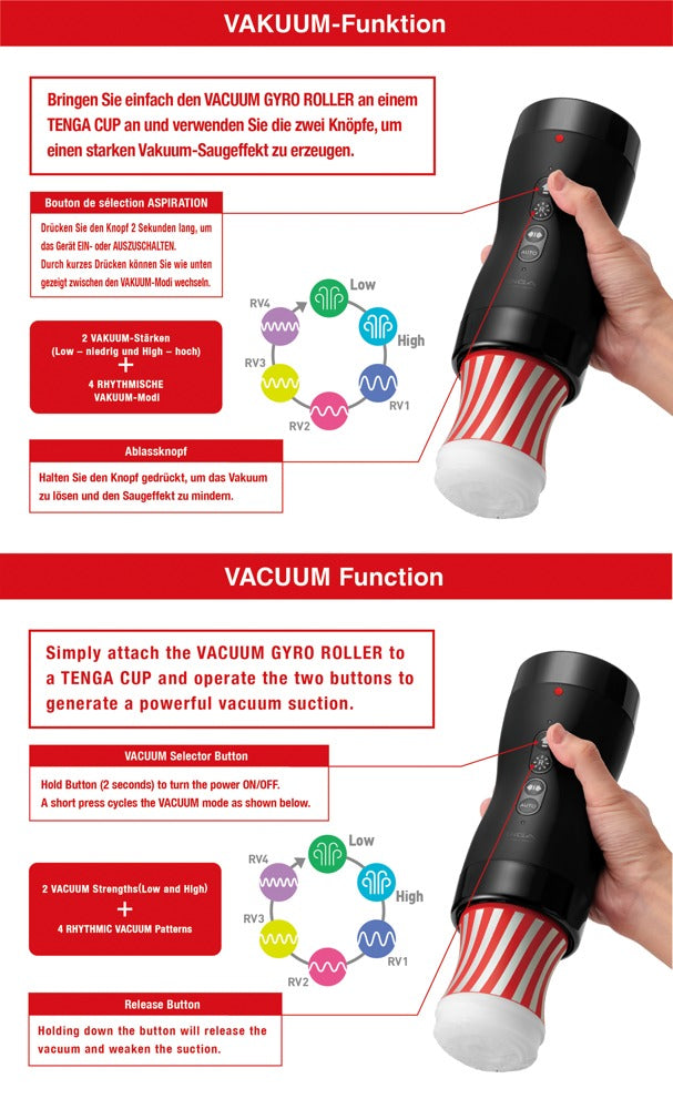 TENGA - VACUUM GYRO ROLLER