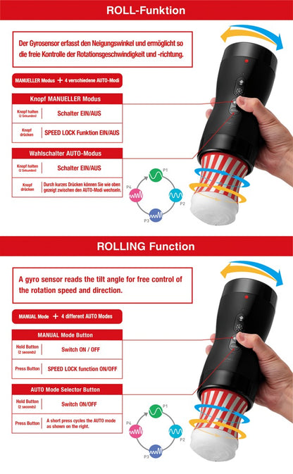 TENGA - VACUUM GYRO ROLLER