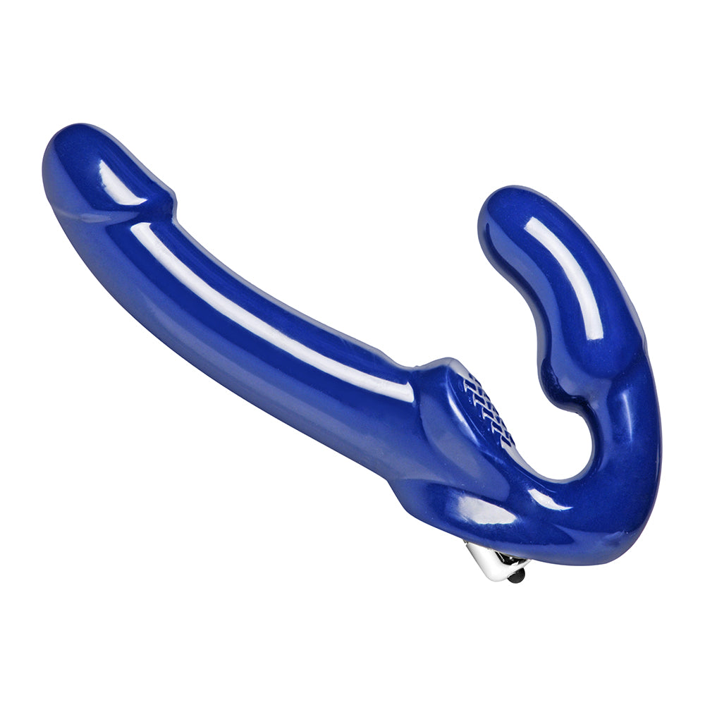 XR BRANDS - STRAP U REVOLVER II STRAPLESS STRAP-ON DILDO BLUE