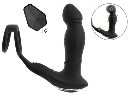 REBEL - RC VIBRATING PROSTATE PLUG WITH NODDING FUNCTION