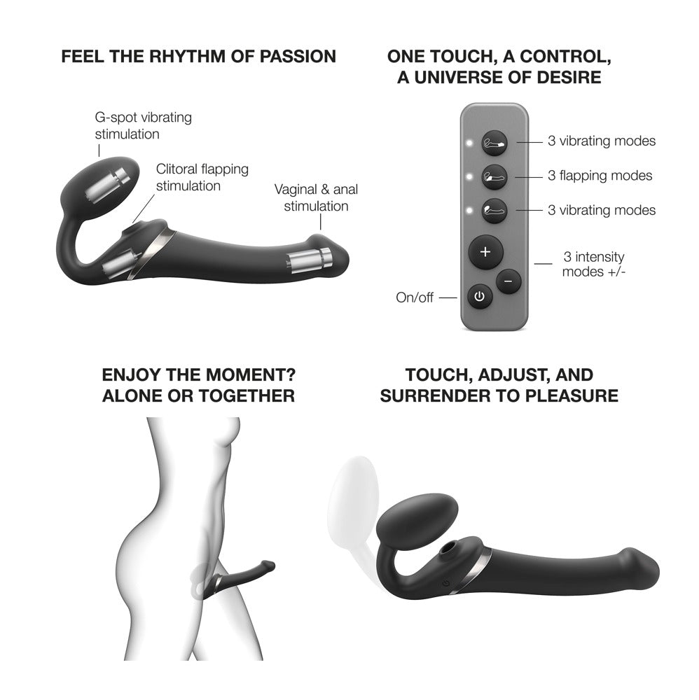 STRAP-ON-ME - MULTI ORGASM BENDABLE STRAP-ON
