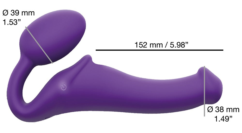 STRAP-ON-ME - VIBRATING BENDABLE STRAP-ON