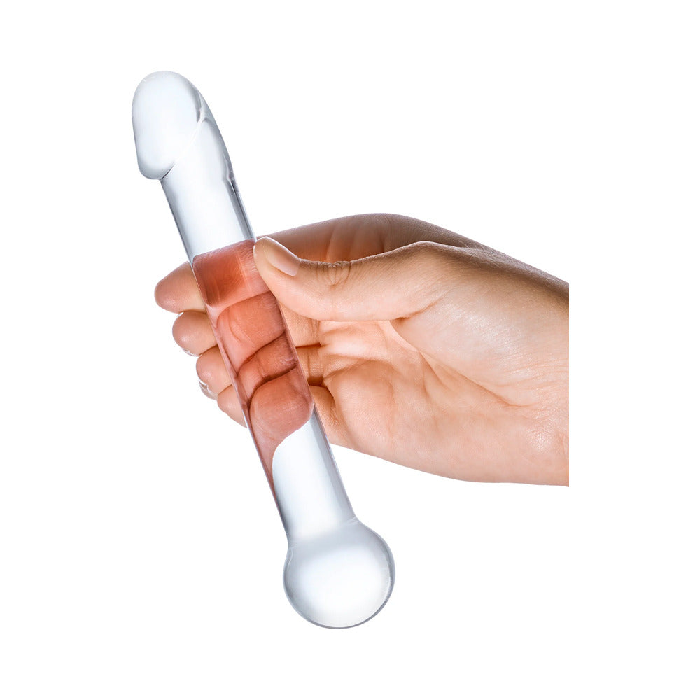 ELECTRIC EEL - DILDO DE VIDRO COM CABEÇA REALISTA GLAS 7 POL.