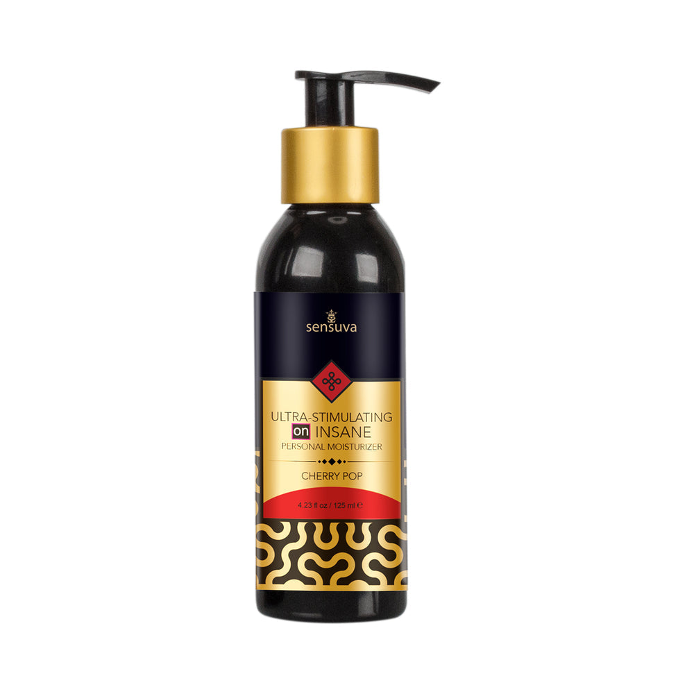 SENSUVA - ULTRA-STIMULATING ON INSANE PERSONAL MOISTURIZER CHERRY POP 4.2 OZ.