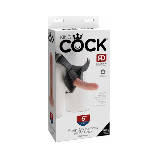 PIPEDREAM - COCK STRAP ON HARNESS WITH 6 IN. COCK
