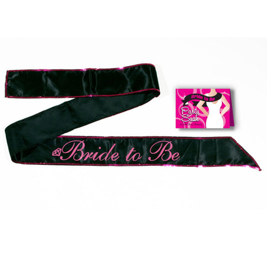 LITTLE GENIE - G.I.T.D. BRIDE TO BE SASH PINK