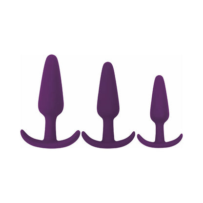 CURVE NOVELTIES - GOSSIP RUMP ROCKERS 3-PIECE SILICONE ANAL PLUG TRAINING SET