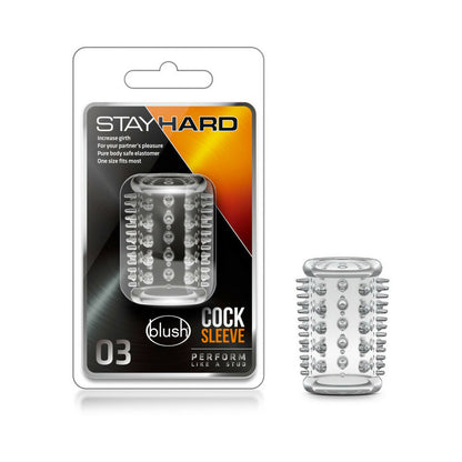 BLUSH - STAY HARD COCK SLEEVE 03 PENIS ENHANCER CLEAR