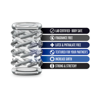 BLUSH - STAY HARD 6-PIECE COCK SLEEVE KIT CLEAR