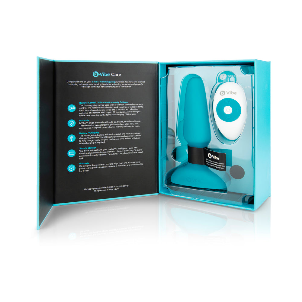 B-VIBE - RIMMING 2 ROTATING AND VIBRATING REMOTE CONTROL PLUG
