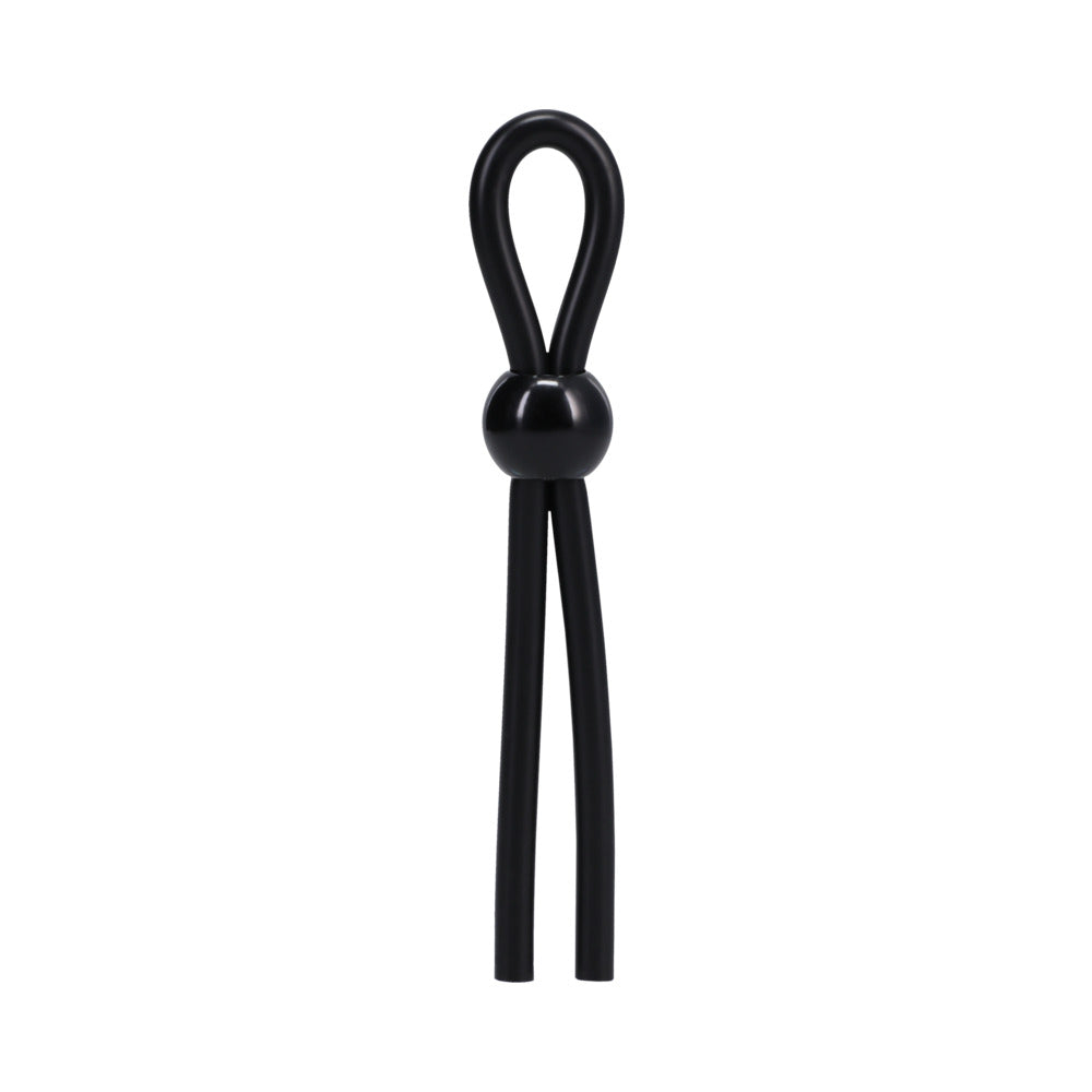 ROCK SOLID - O FECHO AJUSTÁVEL DE BLOQUEIO ÚNICO LASSO/BOLO EM PRETO