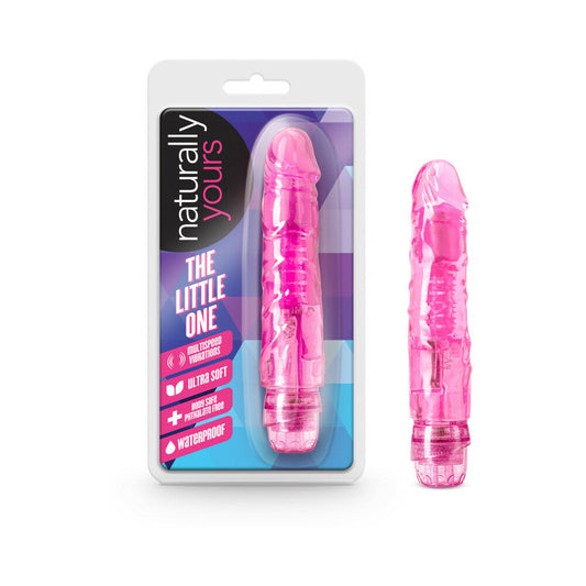 BLUSH - NATURALLY YOURS THE LITTLE ONE REALISTIC 6.7 IN. VIBRATING DILDO PINK