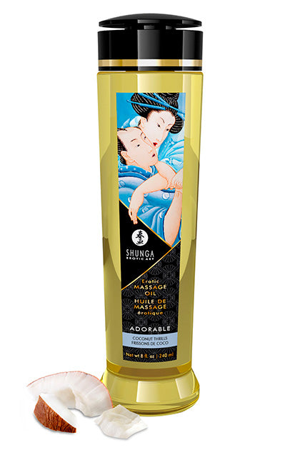 SHUNGA - MASSAGE OIL ADORABLE - COCO