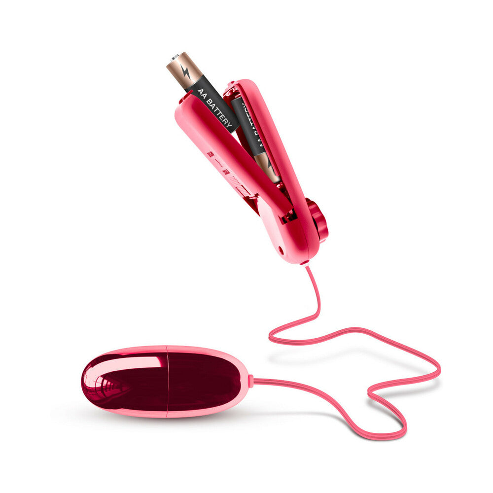 BLUSH - B YOURS POWER BULLET REMOTE-CONTROLLED EGG VIBRATOR CERISE